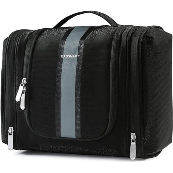 Toiletry Bag for Men Travel Toiletry Organizer with hanging hook Water-resistant - Picture 3 of 6